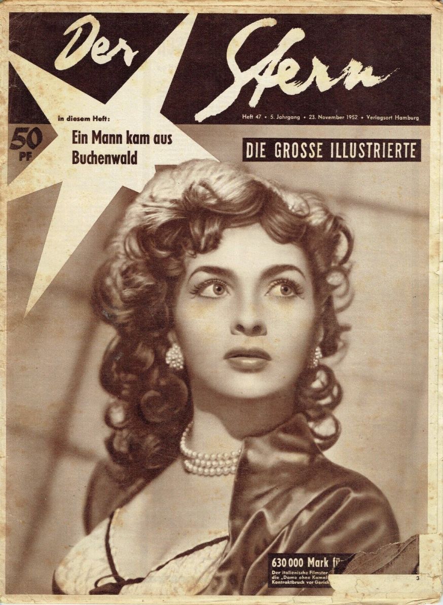 STERN magazine side cover Issue 47 23 November 1952