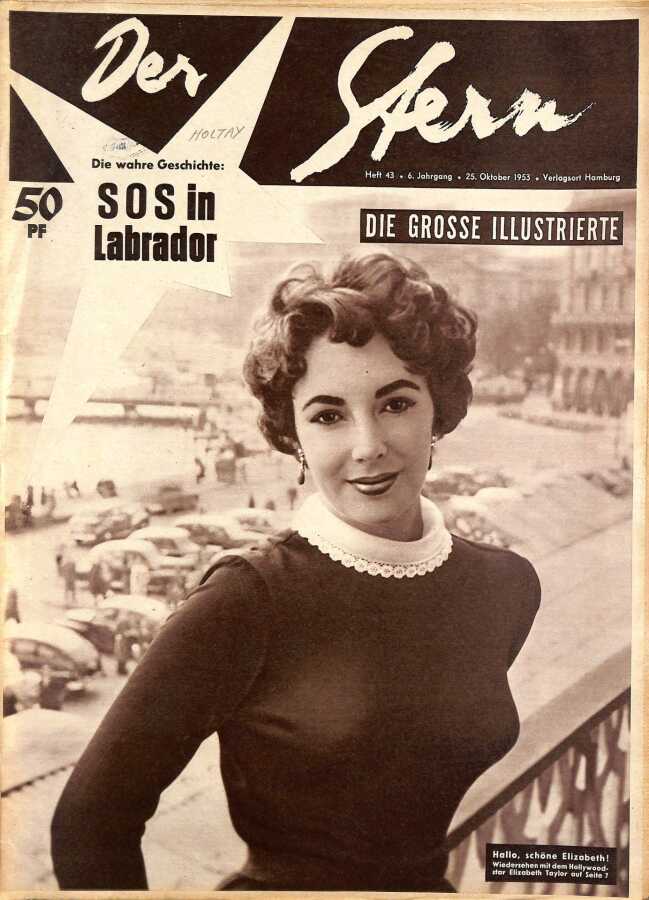 STERN magazine side cover Issue 43 25 October 1953