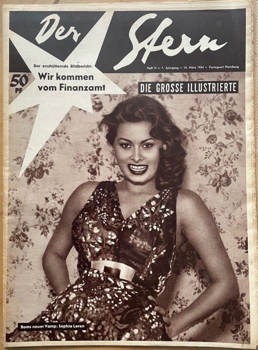 STERN magazine side cover Issue 11 14 March 1954