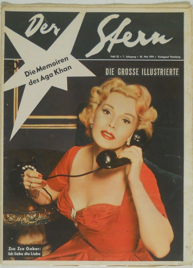 STERN magazine side cover Issue 22 30 May 1954