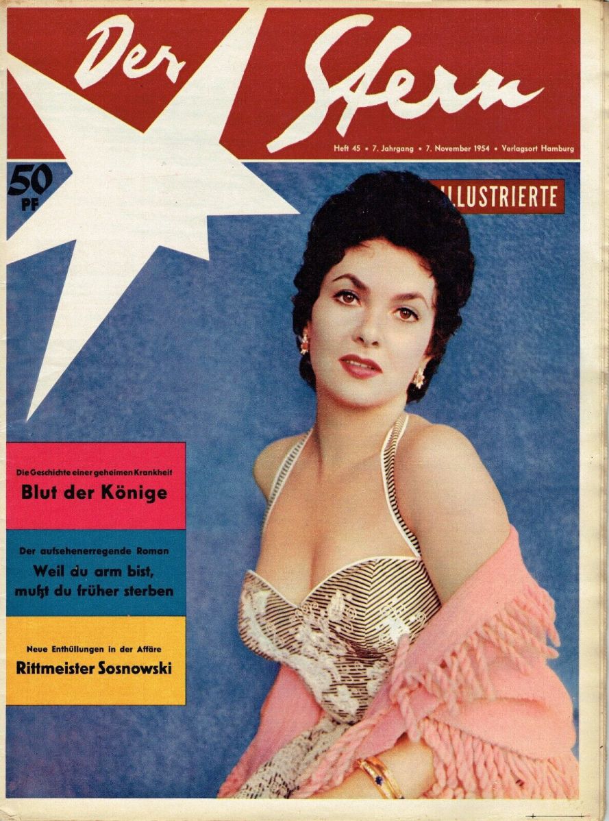 STERN magazine side cover Issue 45 7 November 1954