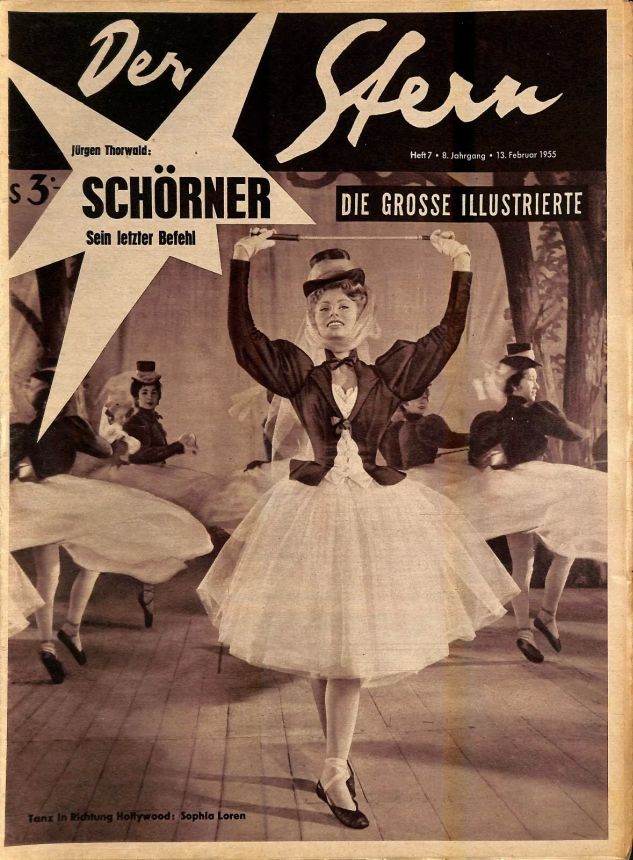 STERN magazine side cover Issue 7 13 February 1955