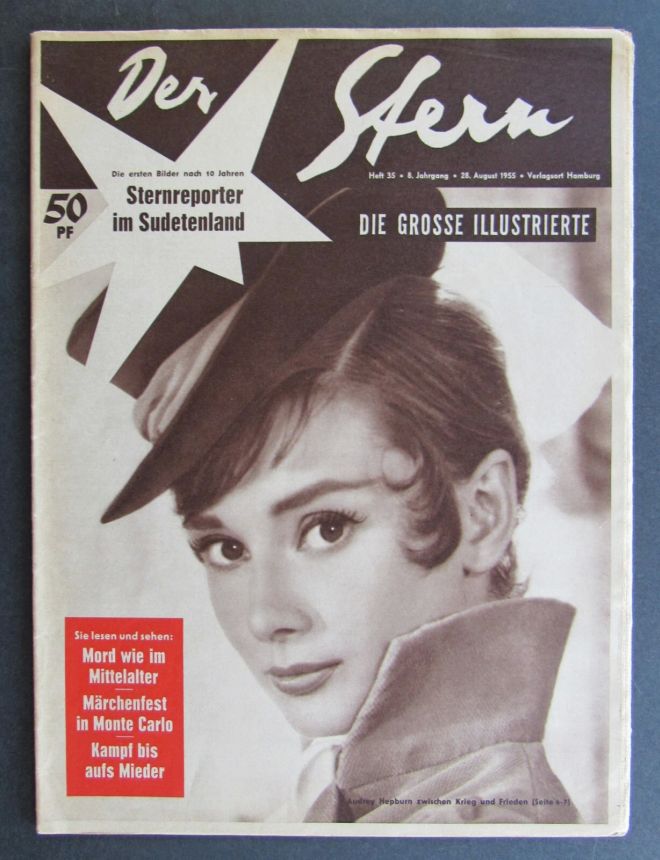 STERN magazine side cover Issue 35 28 August 1955