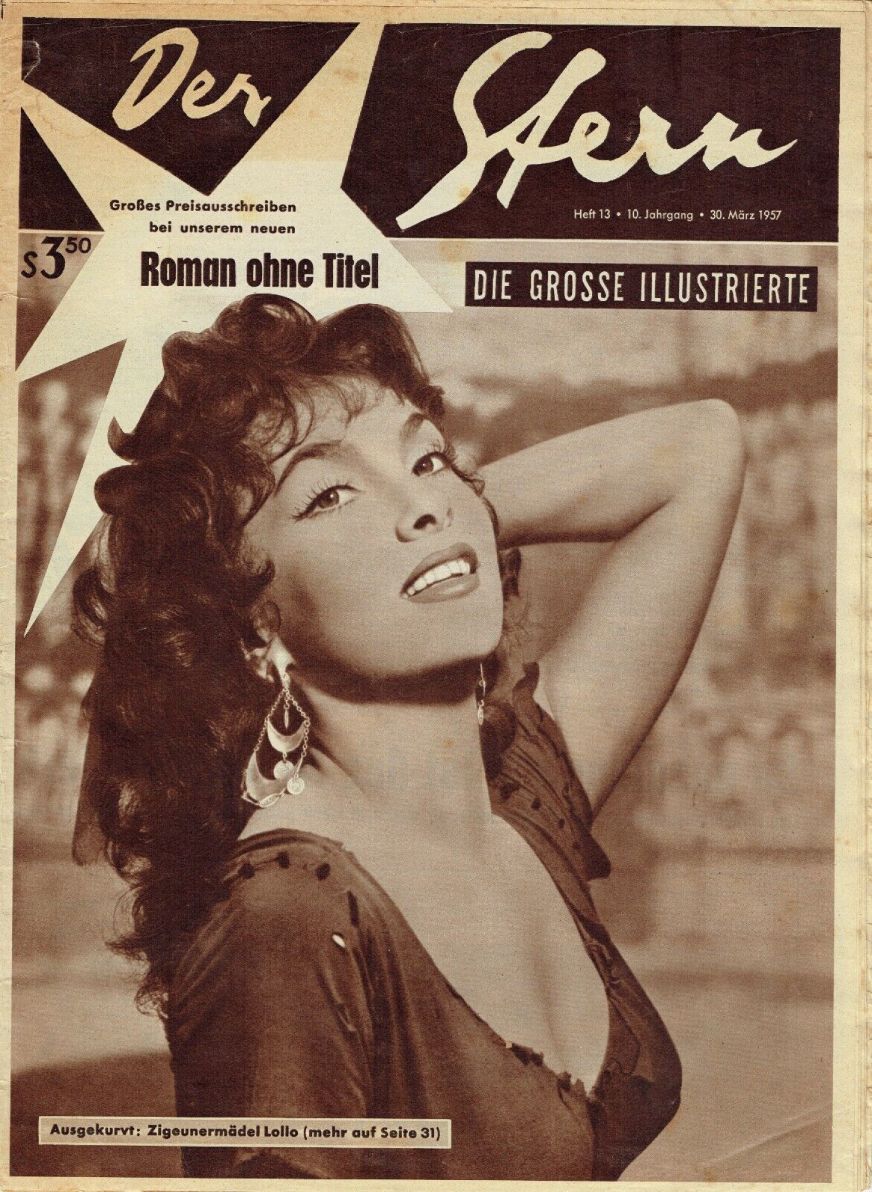 STERN magazine side cover Issue 13 30 March 1957