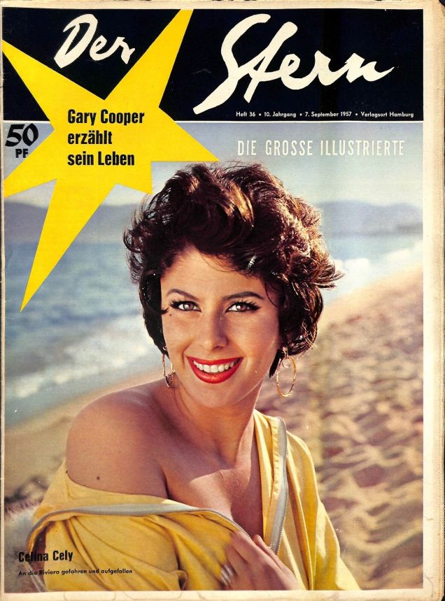 STERN magazine side cover Issue 36 7 September 1957