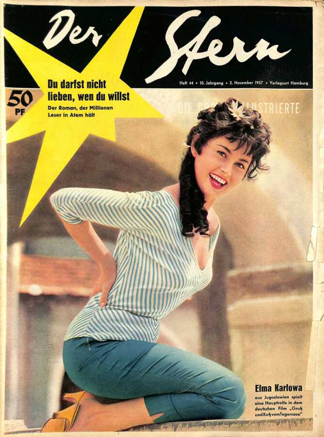 STERN magazine side cover Issue 22 2 November 1957