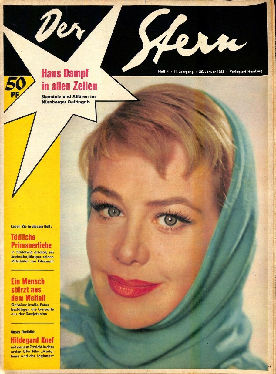 STERN magazine side cover Issue 4 25 January 1958