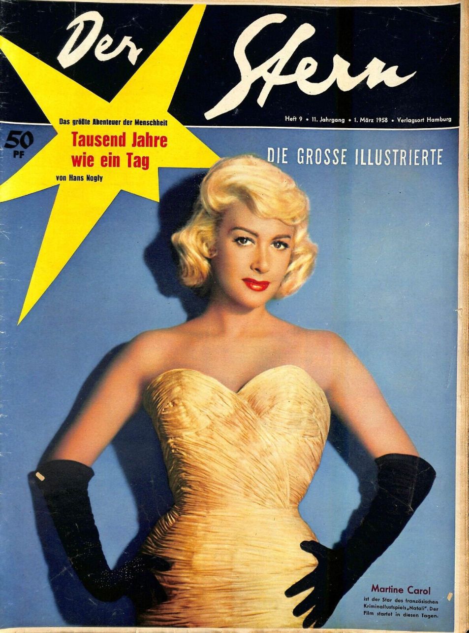 STERN magazine side cover Issue 9 1 March 1958