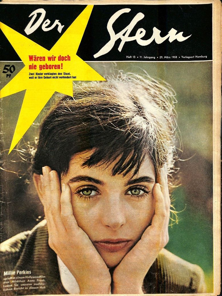 STERN magazine side cover Issue 13 29 March 1958