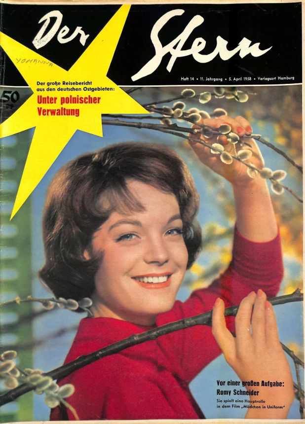 STERN magazine side cover Issue 14 5 April 1958