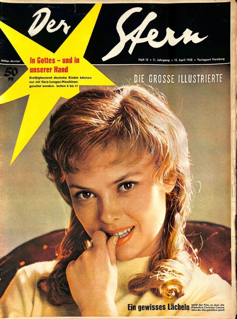 STERN magazine side cover Issue 15 12 April 1958