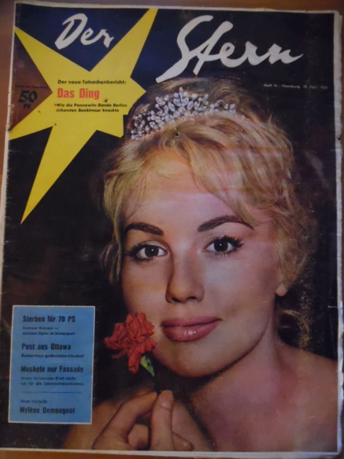 STERN magazine side cover Issue 16 18 April 1958