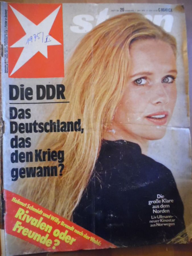 STERN magazine side cover Issue 20 20 May 1975