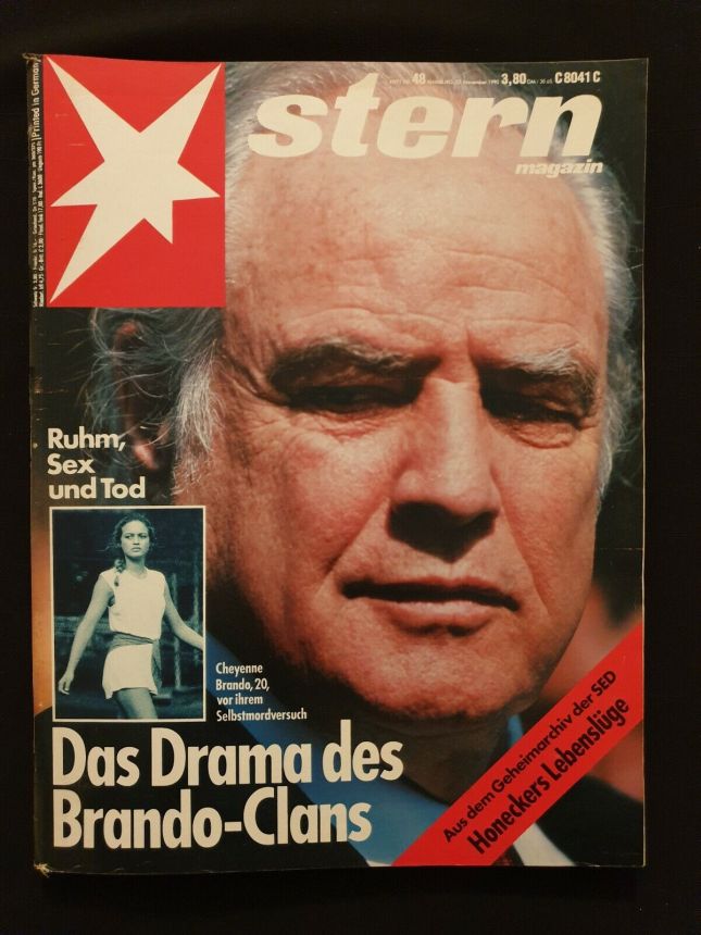 STERN (AUSTRIA) magazine cover Issue 48 22 November 1990