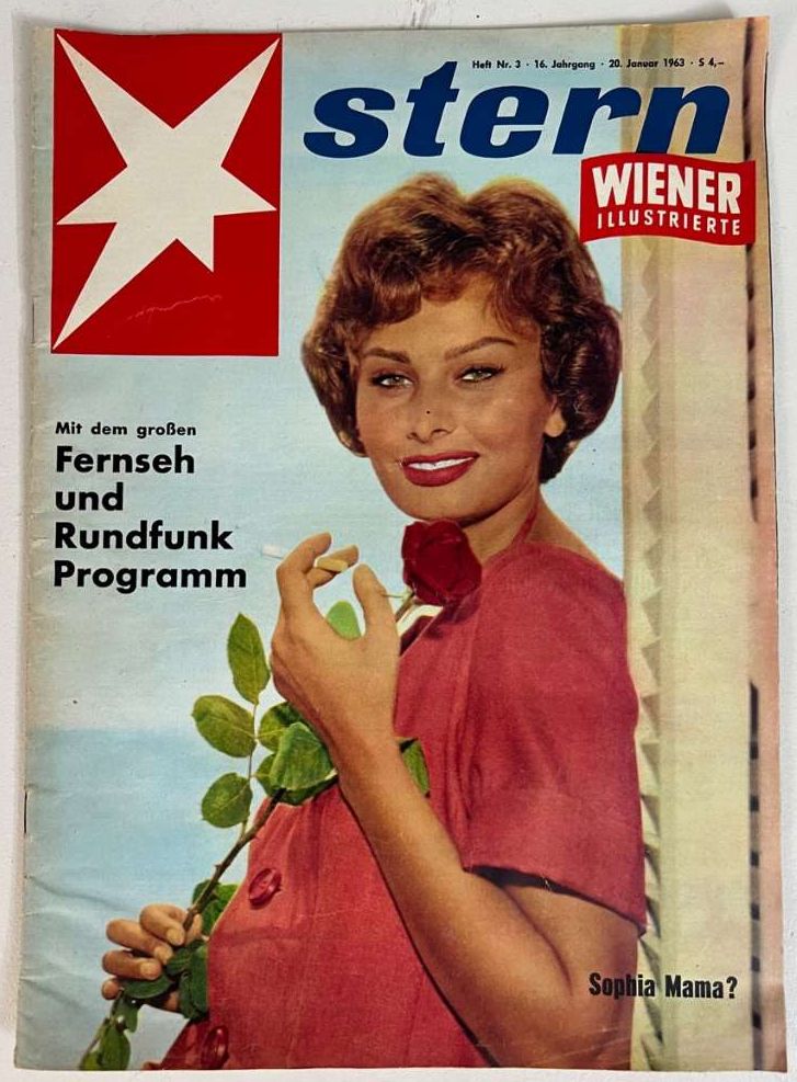 STERN (AUSTRIA) magazine side cover Issue 3 20 January 1963