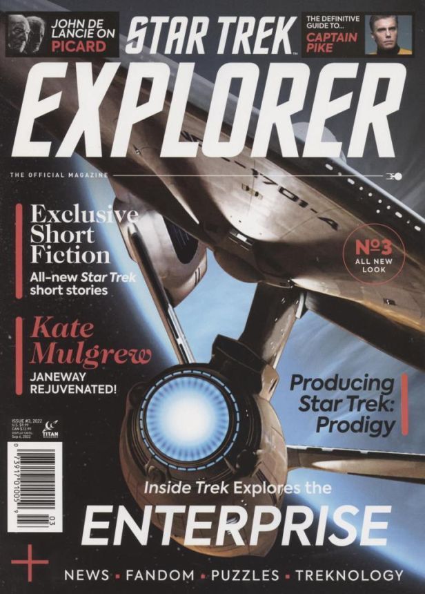 STAR TREK MAGAZINE (USA) magazine side cover Issue 3  July 2022