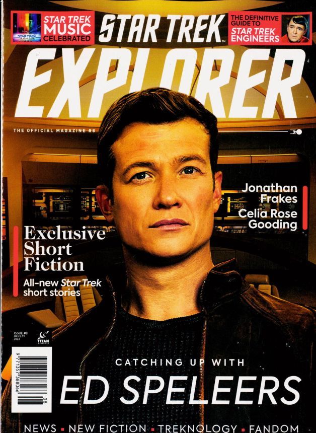 STAR TREK EXPLORER UK magazine side cover Issue 8   2023