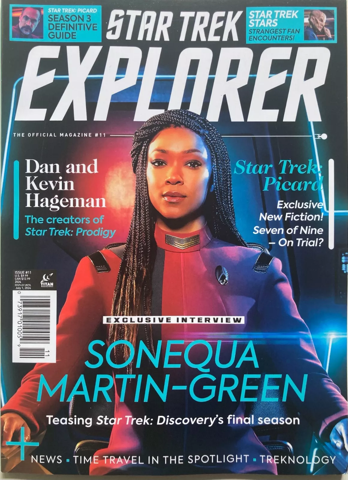 STAR TREK EXPLORER UK magazine side cover Issue 11   2024