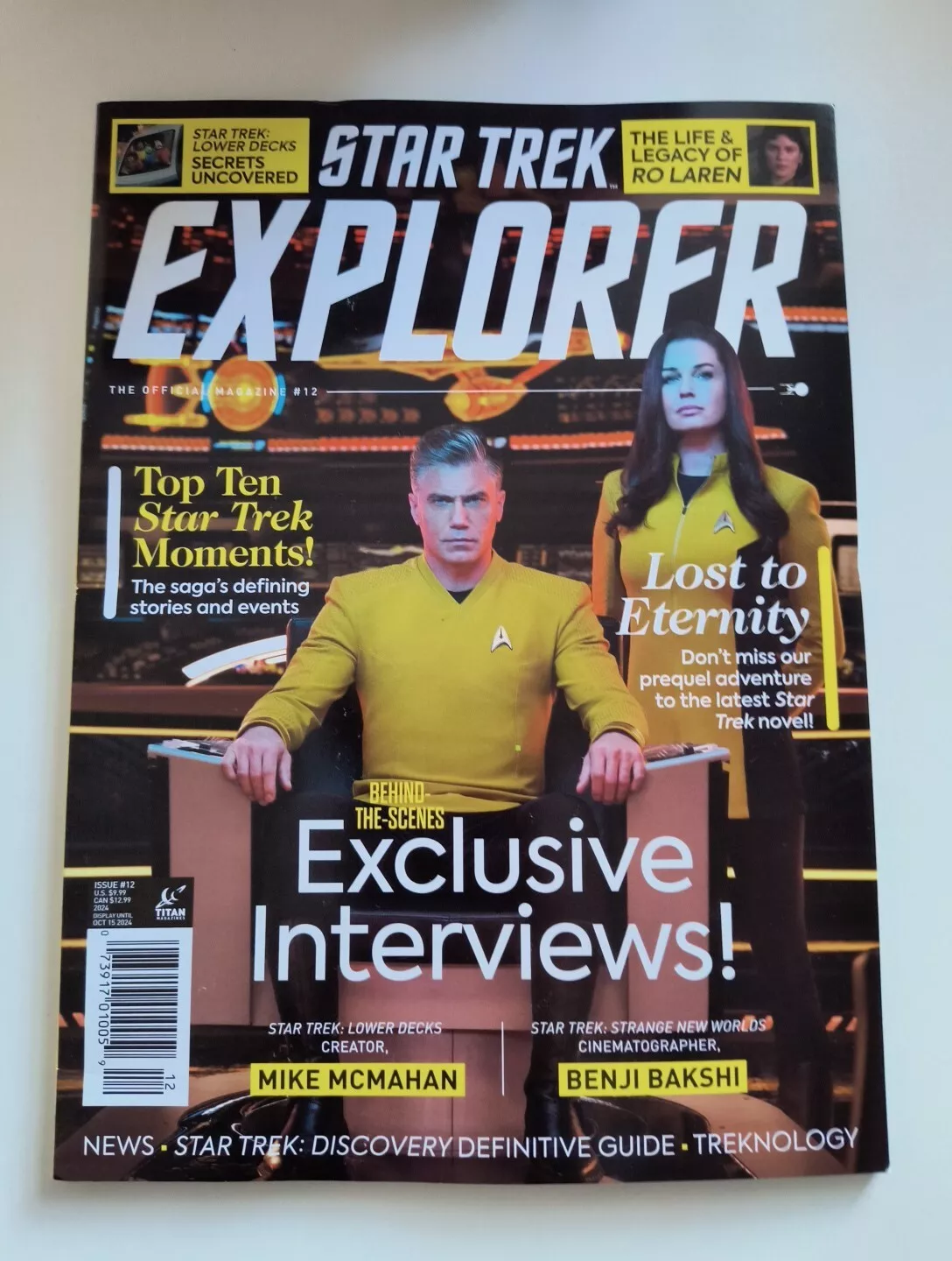 STAR TREK MAGAZINE (USA) magazine side cover Issue 12   2024