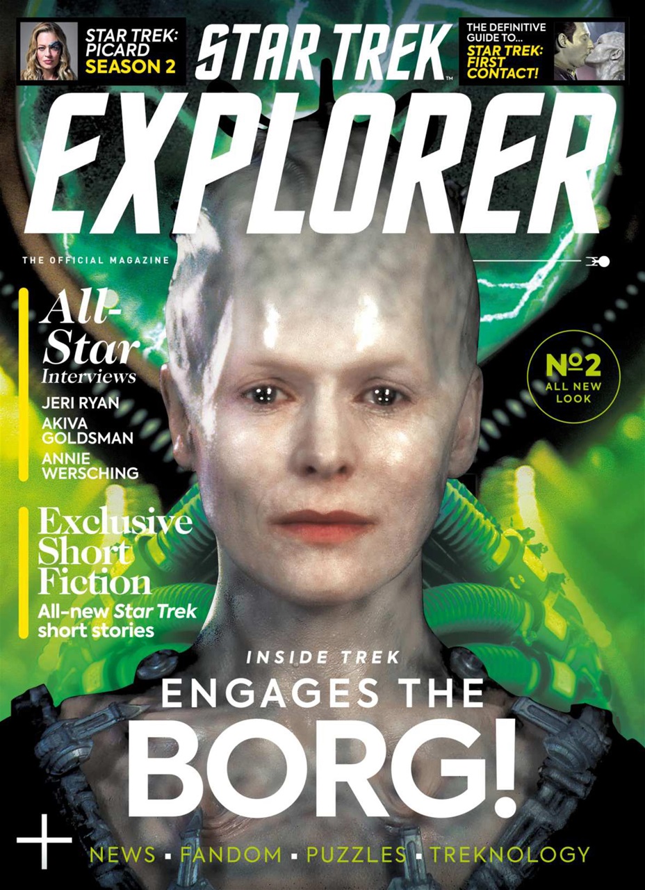 STAR TREK MAGAZINE (USA) magazine side cover Issue 2  April/May 2022