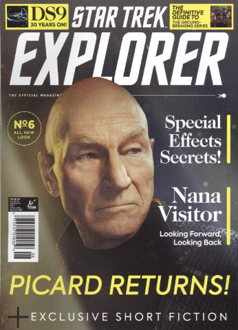 STAR TREK MAGAZINE (USA) magazine side cover Issue 6   2023