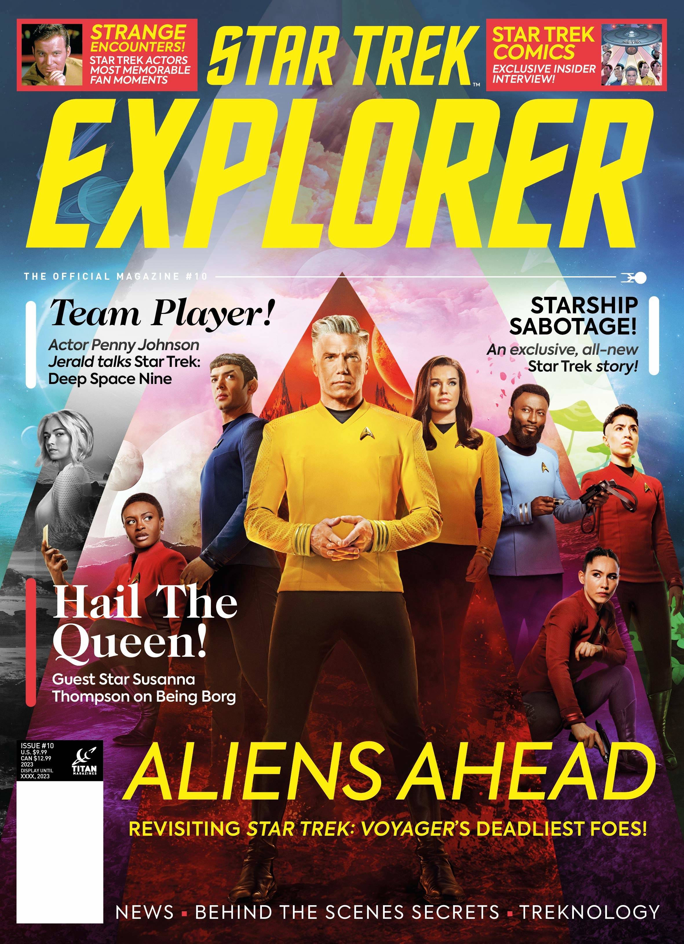 STAR TREK EXPLORER UK magazine side cover Issue 10   2023