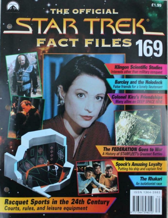 STAR TREK FACT FILES magazine side cover Issue 169  