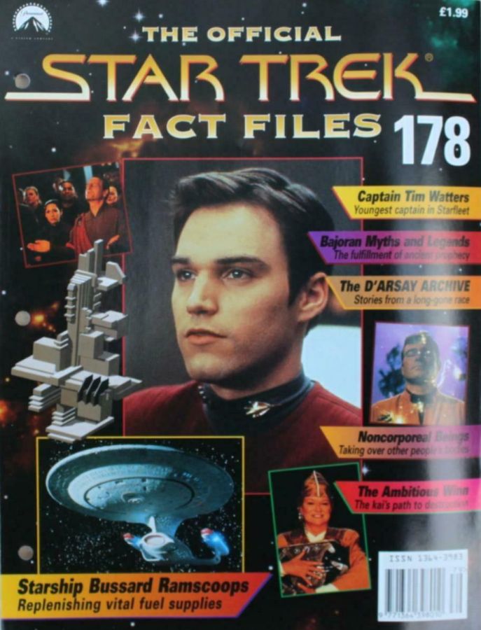 STAR TREK FACT FILES magazine side cover Issue 178  