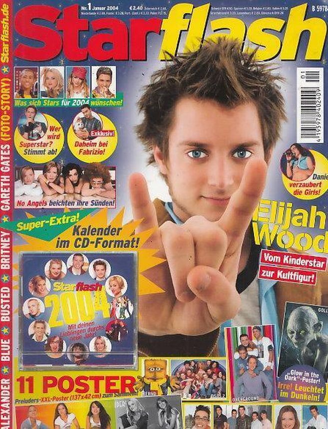 STARFLASH magazine side cover  January 2004