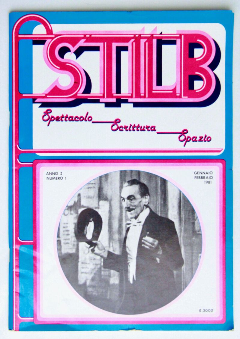 STILB magazine side cover Issue 1 January/February 1981
