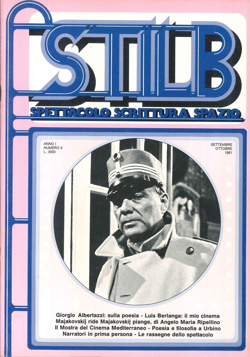 STILB magazine side cover Issue 5 October 1981