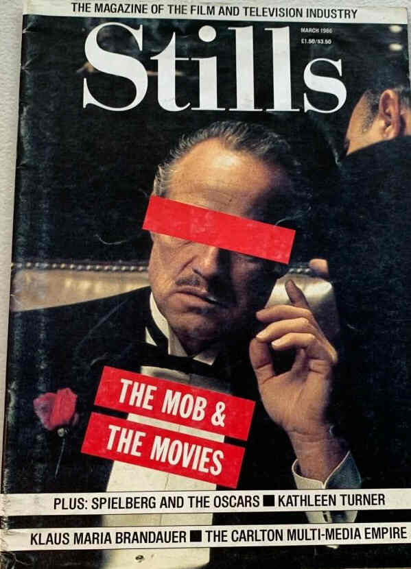 STILLS magazine side cover Issue 25 March 1986