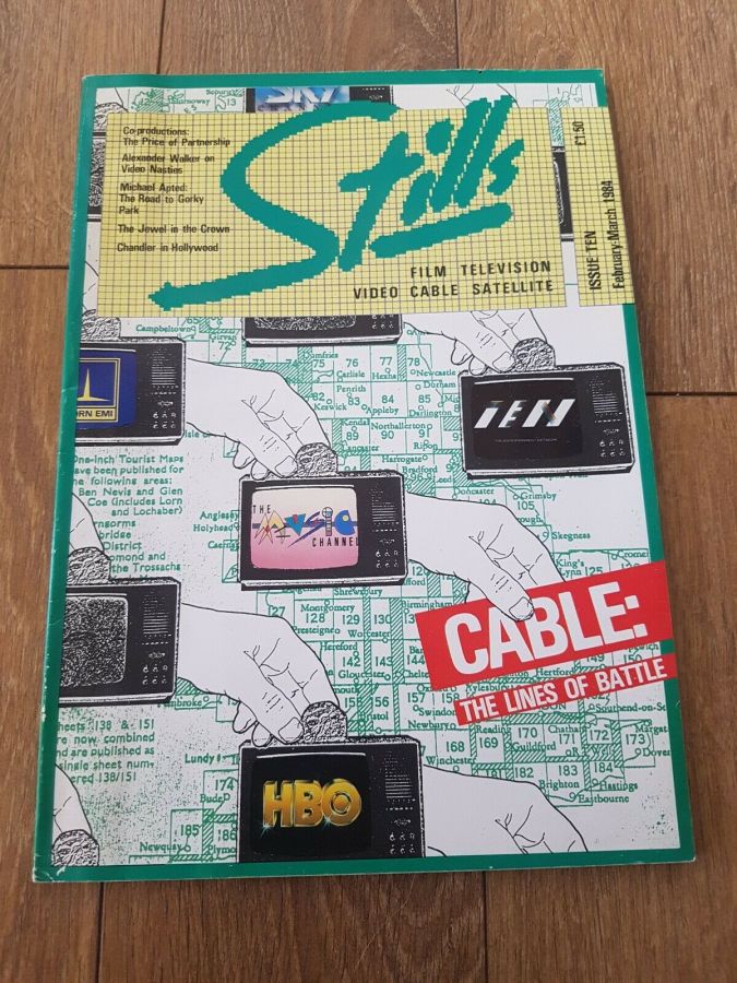 STILLS magazine side cover Issue 10  February/March 1984
