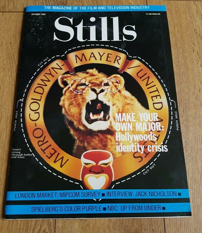 STILLS magazine side cover  October 1985