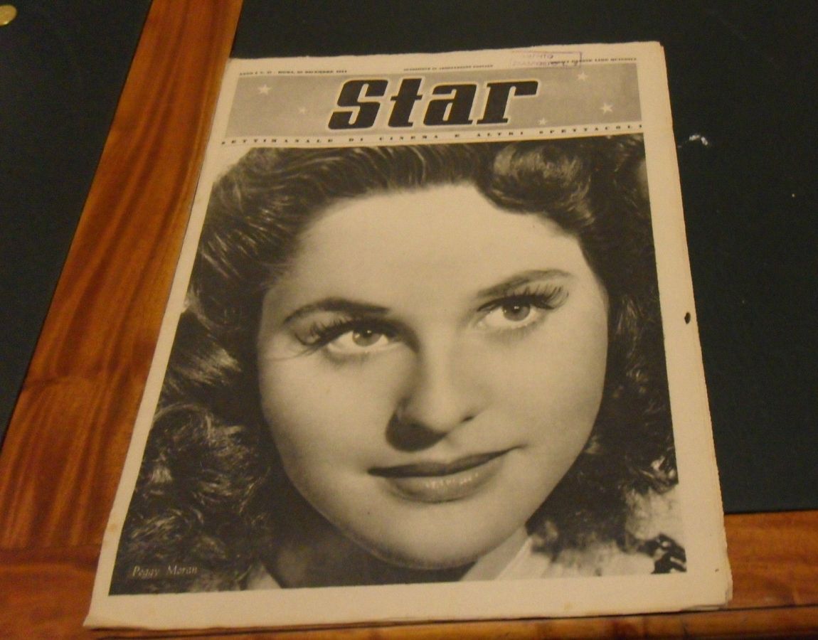 STAR (It 40s) magazine side cover  December 1941