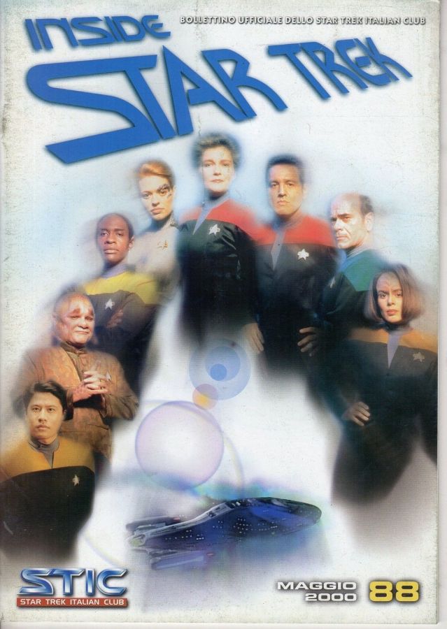 INSIDE STAR TREK magazine side cover Issue 88 April 2000