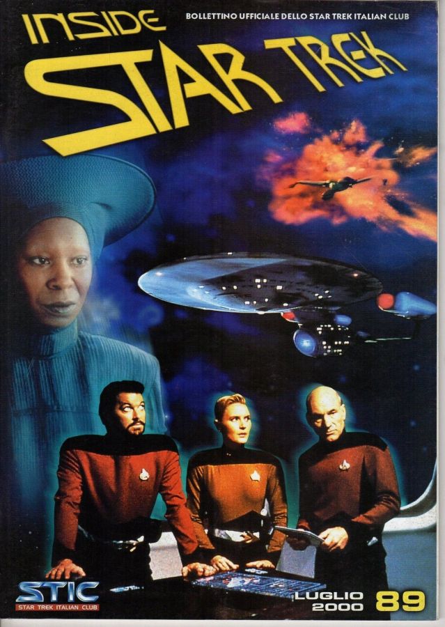 INSIDE STAR TREK magazine side cover Issue 89 June 2000