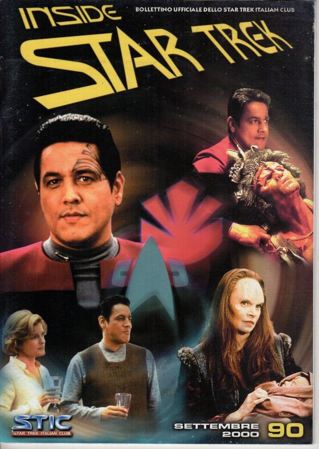 INSIDE STAR TREK magazine side cover Issue 90 September 2000