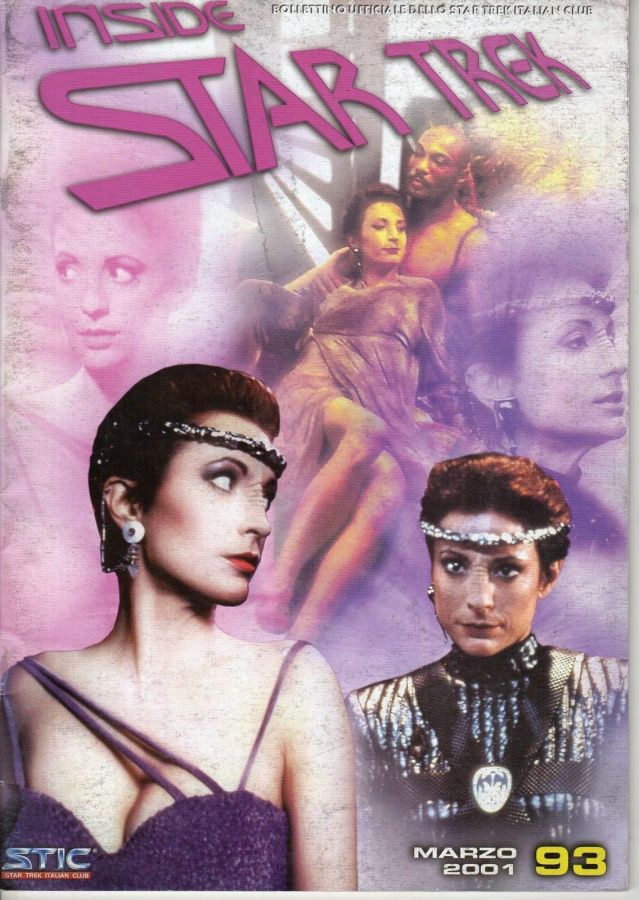 INSIDE STAR TREK magazine side cover Issue 93 March 2001