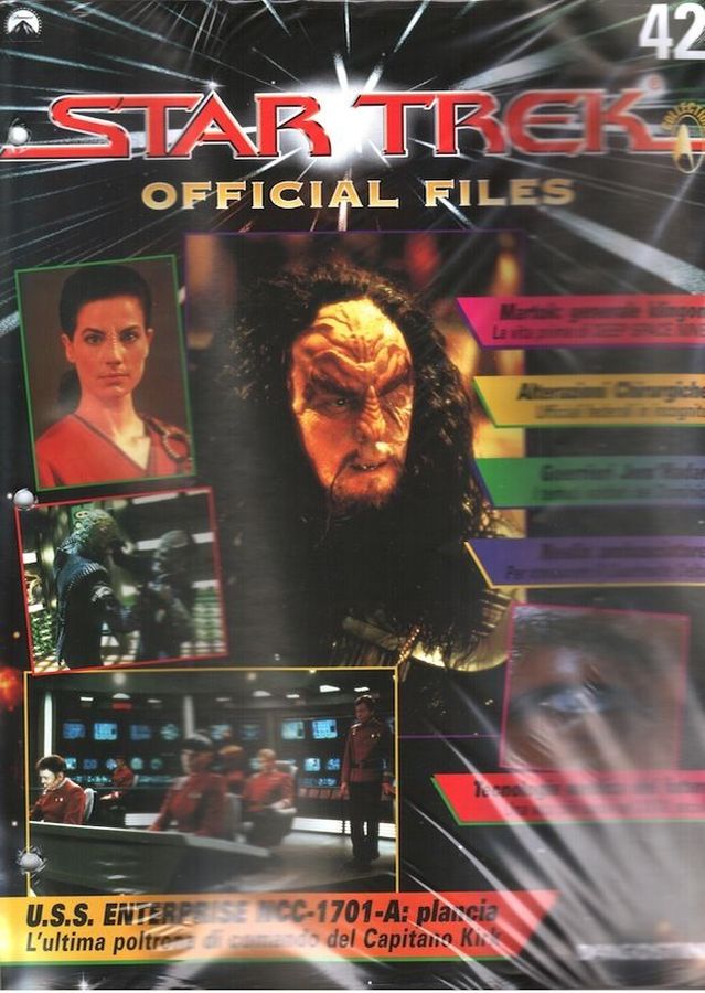 STAR TREK OFFICIAL FILES magazine side cover Issue 42   1999