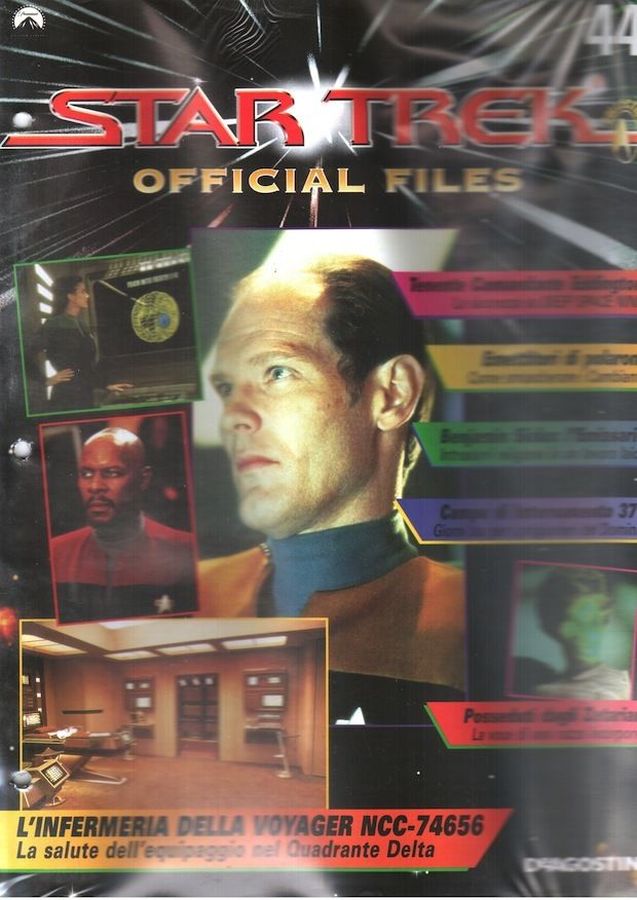 STAR TREK OFFICIAL FILES magazine side cover Issue 44   1999