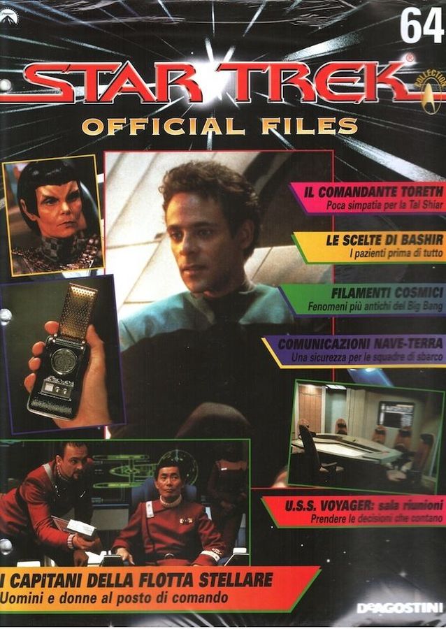 STAR TREK OFFICIAL FILES magazine side cover Issue 64   1999