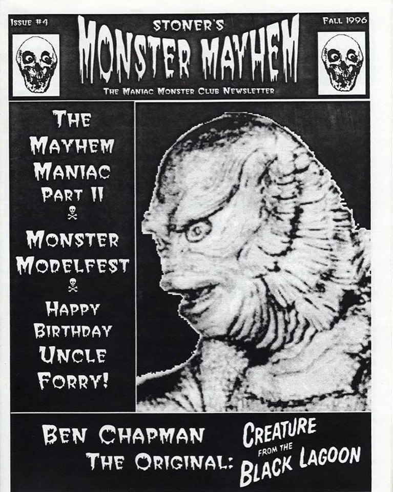 STONERS MONSTER MAYHEM magazine side cover Issue 4 Fall 1996