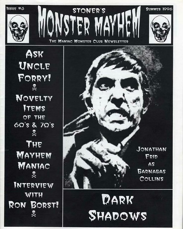 STONERS MONSTER MAYHEM magazine side cover Issue 3 Summer 1996