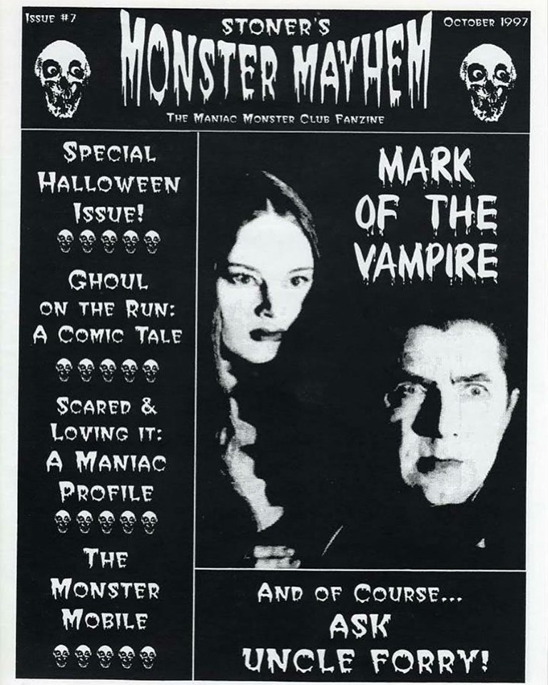 STONERS MONSTER MAYHEM magazine side cover Issue 7  October 1997