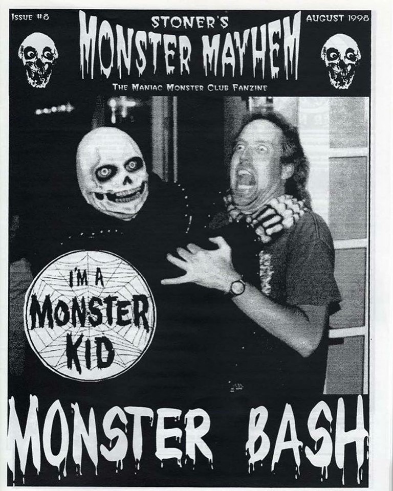 STONERS MONSTER MAYHEM magazine side cover Issue 8  August 1998