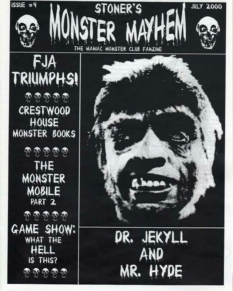 STONERS MONSTER MAYHEM magazine side cover Issue 9  July 2000