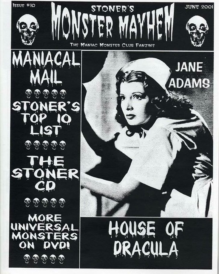 STONERS MONSTER MAYHEM magazine side cover Issue 10  June 2001