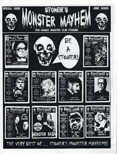 STONERS MONSTER MAYHEM magazine side cover  Special  June 2003