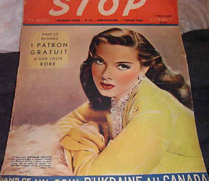 STOP magazine side cover  1946
